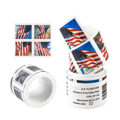 2024 Flag Forever 1 Roll Of 100 Pcs