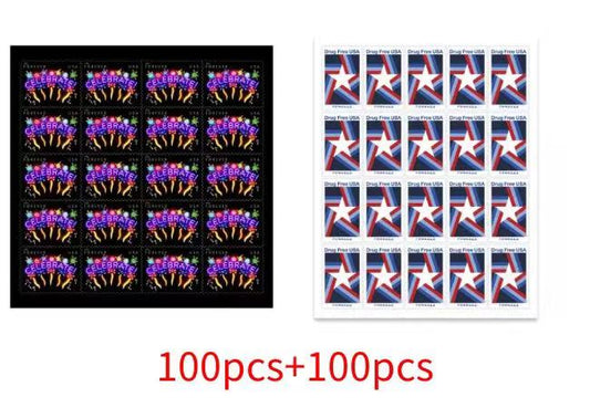 Celebrate! Forever Stamps / No* U.S. 100-Stamp Perpetual Rate